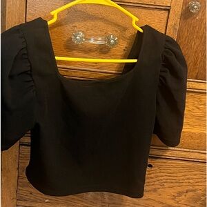 SHEIN black crop top